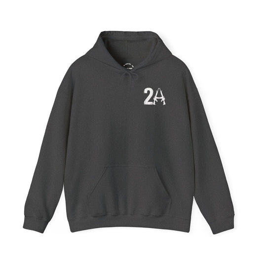 2A Pocket Hoodie — "All Faster Than Dialing 911" Firearm Caliber Graphic Hoodie