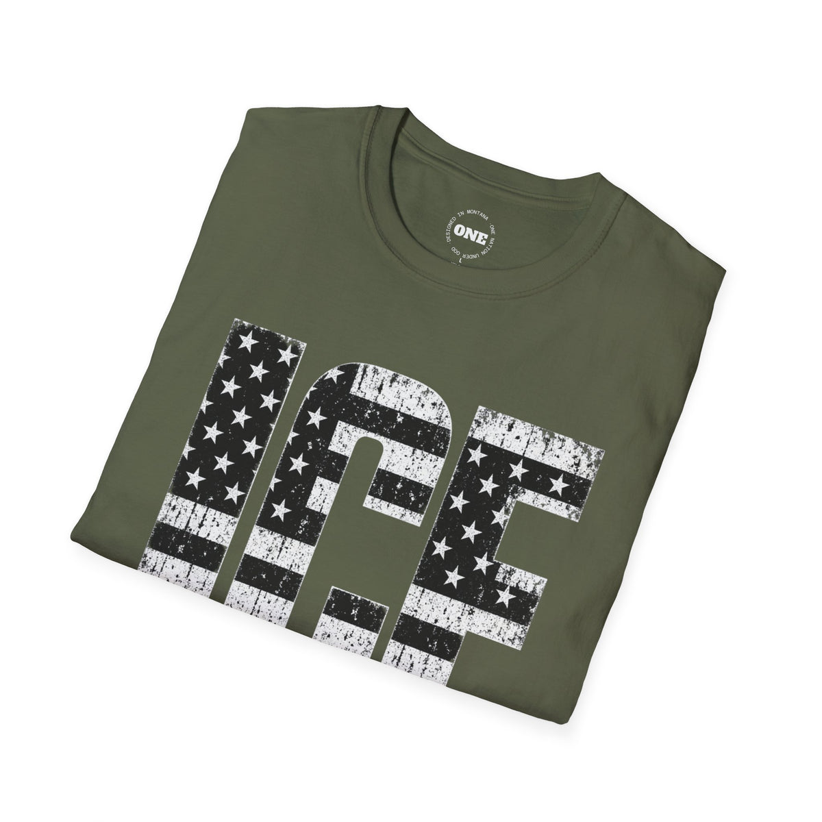 ICE 'Borders Matter' T-Shirt – Patriotic Enforcement Graphic Tee