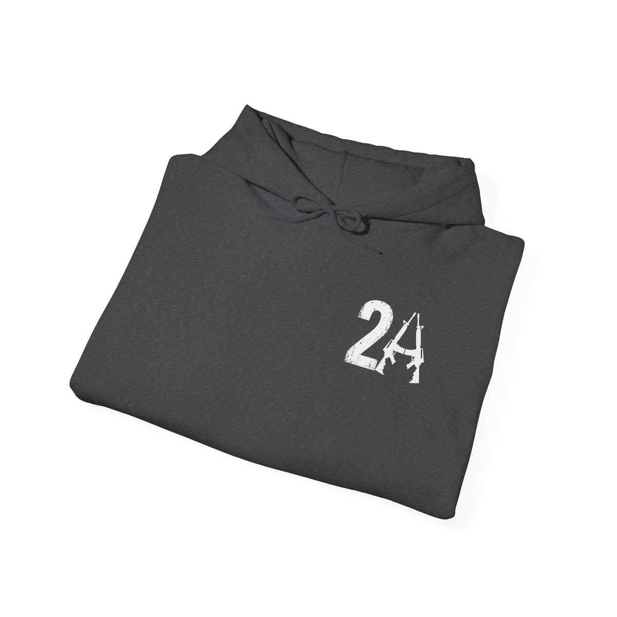 2A Pocket Hoodie — "All Faster Than Dialing 911" Firearm Caliber Graphic Hoodie