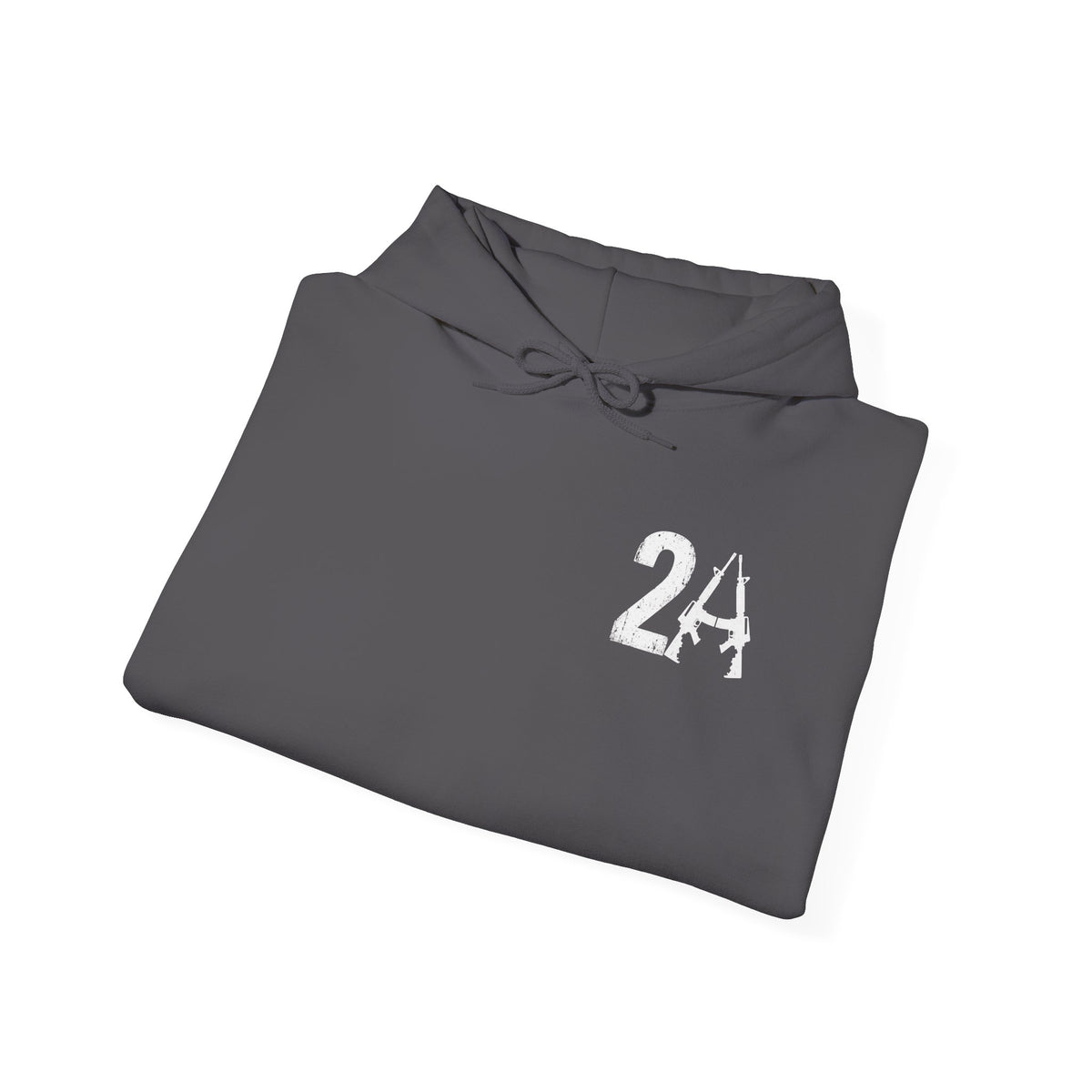 2A Pocket Hoodie — "All Faster Than Dialing 911" Firearm Caliber Graphic Hoodie
