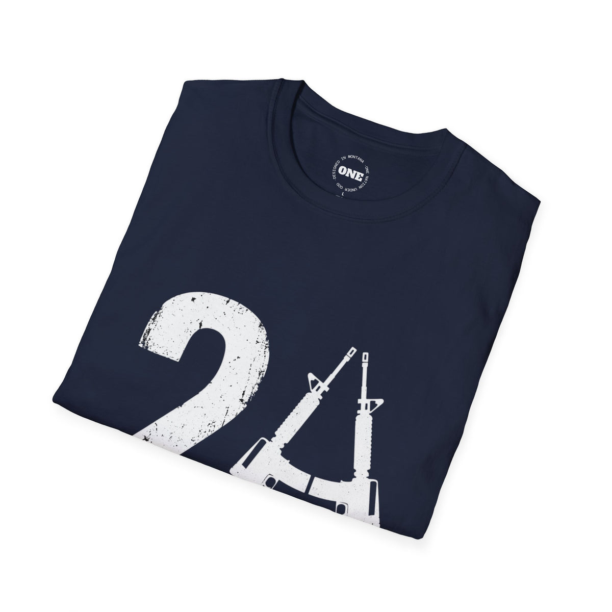 2A Rifle Graphic T-Shirt — Patriotic 2A Second Amendment Tee