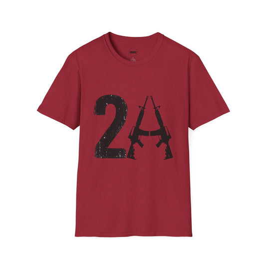 2A Rifle Graphic T-Shirt — Patriotic 2A Second Amendment Tee