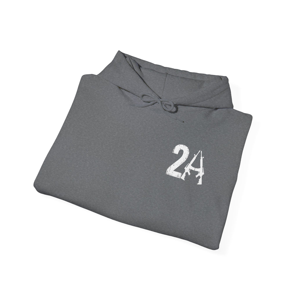 2A Pocket Hoodie — "All Faster Than Dialing 911" Firearm Caliber Graphic Hoodie