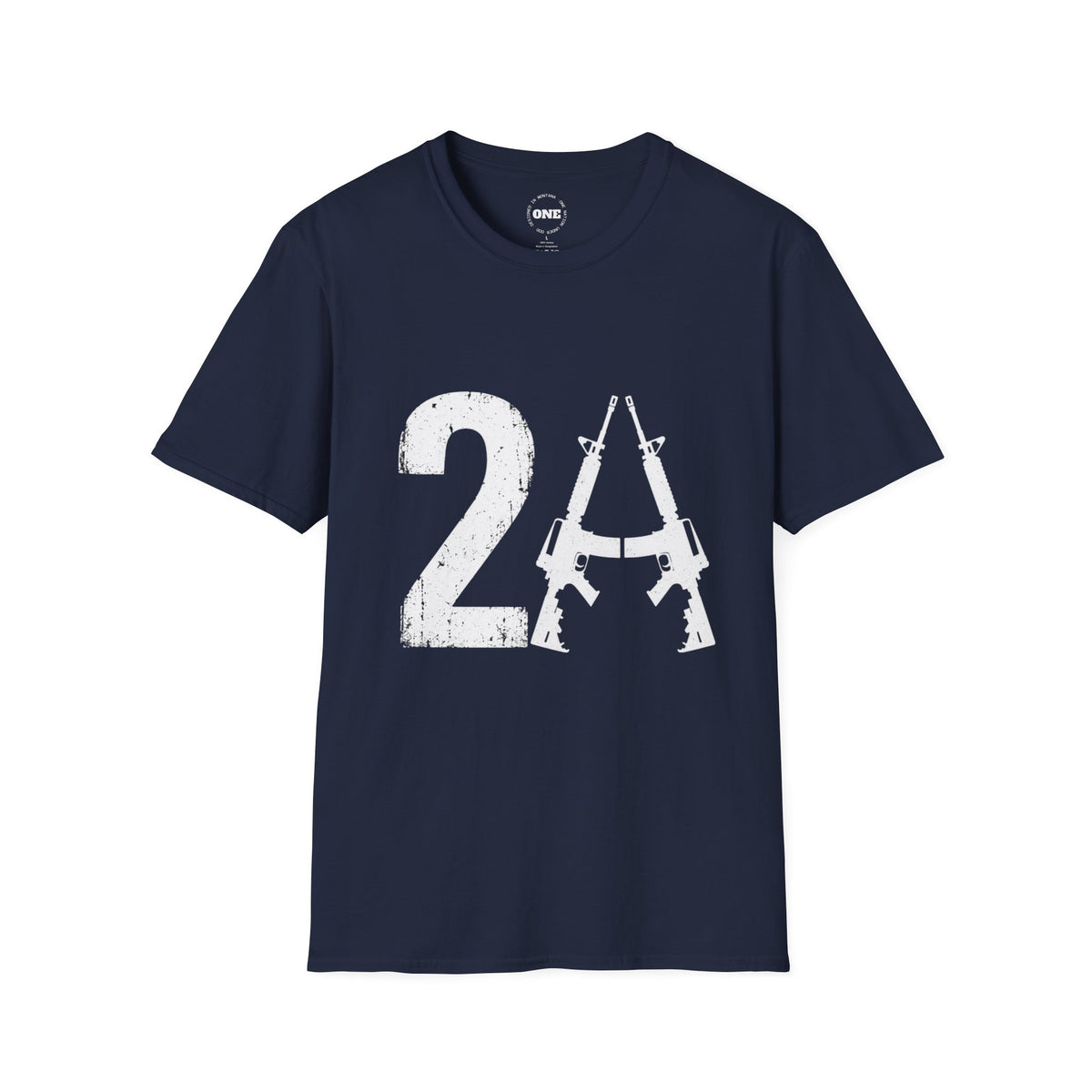 2A Rifle Graphic T-Shirt — Patriotic 2A Second Amendment Tee