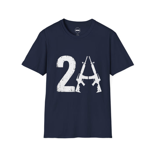 2A Rifle Graphic T-Shirt — Patriotic 2A Second Amendment Tee