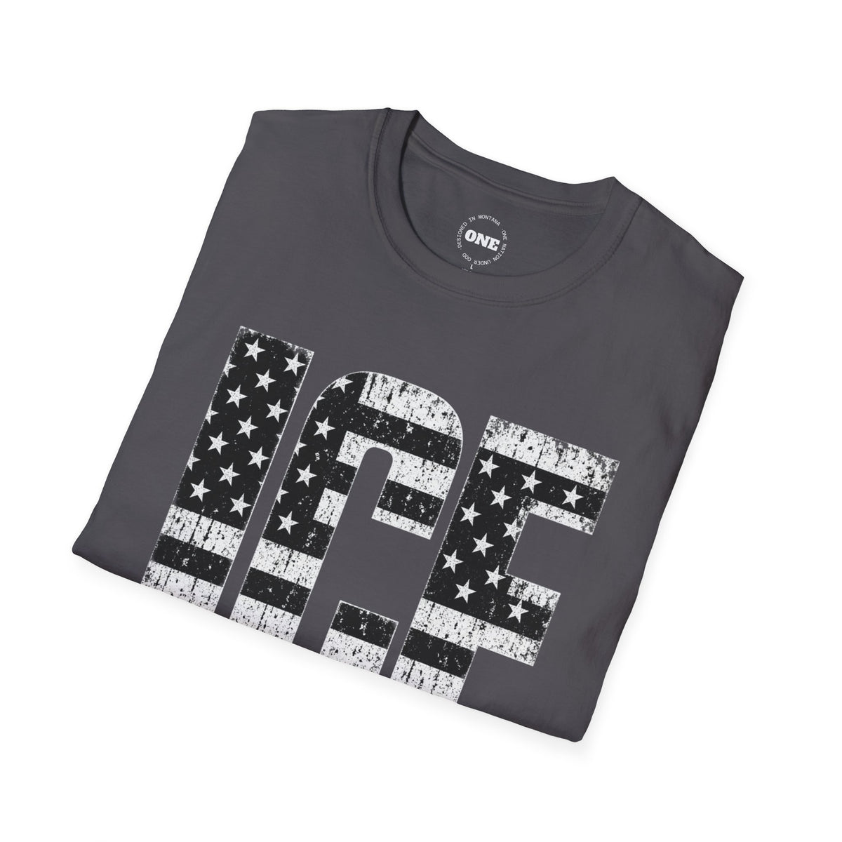 ICE 'Borders Matter' T-Shirt – Patriotic Enforcement Graphic Tee